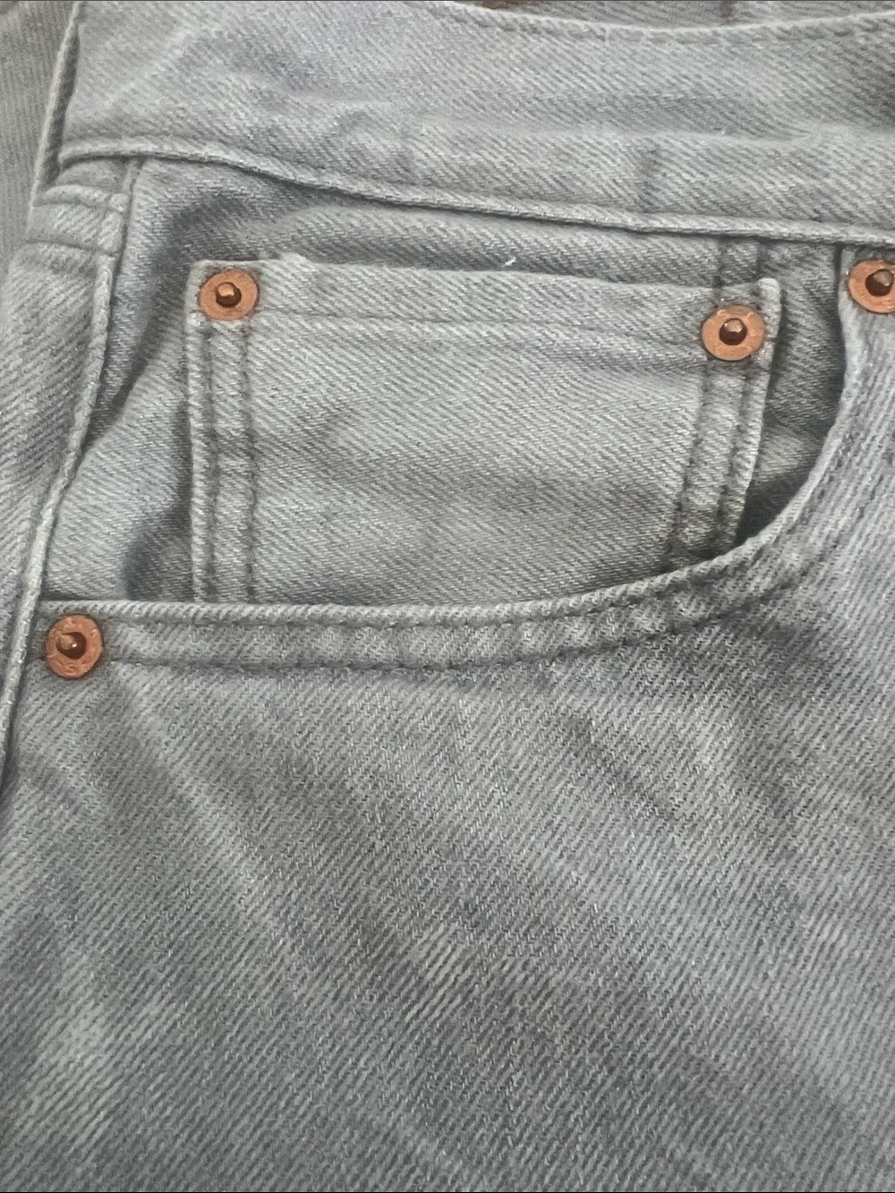 Levi's Men's Straight Jeans Gray denim